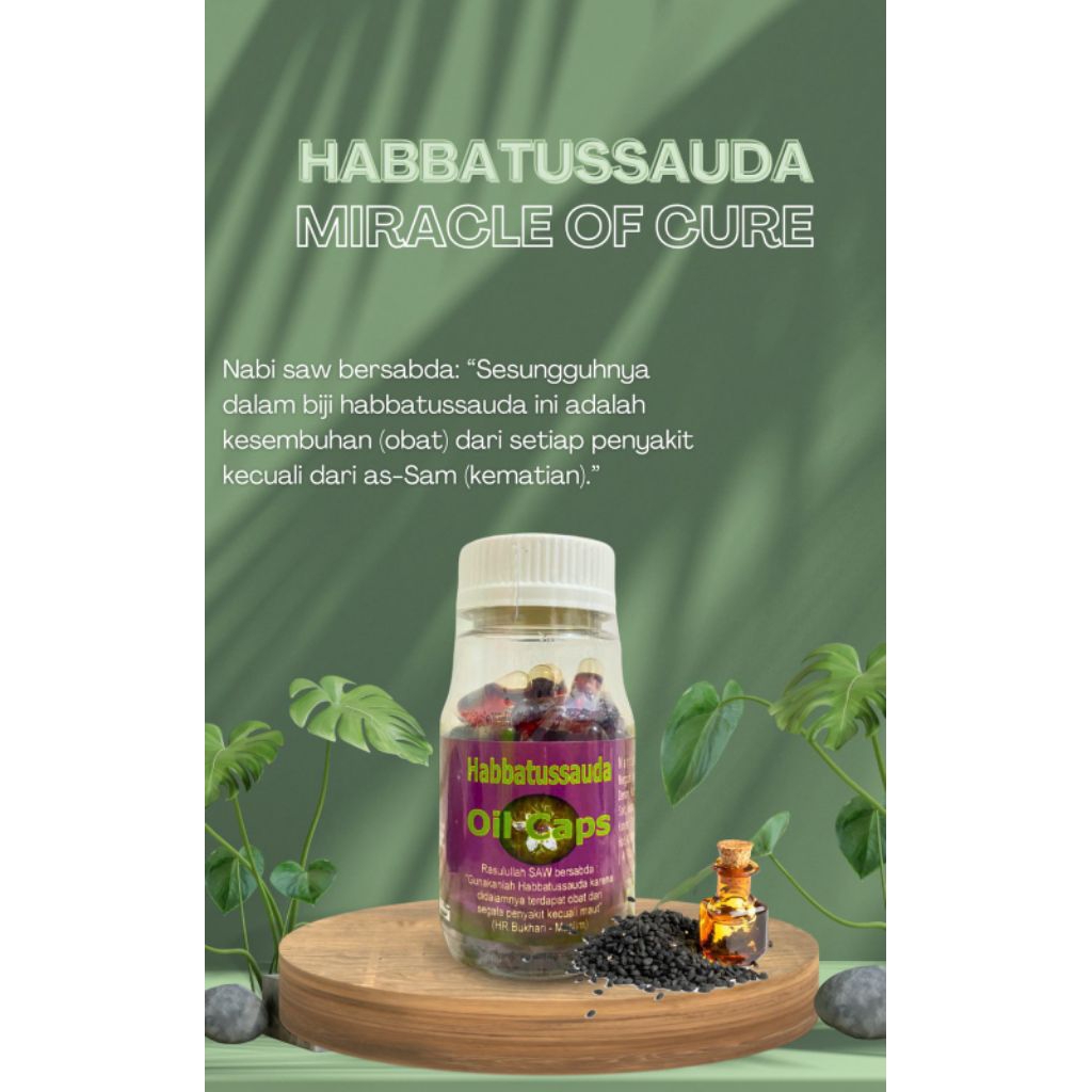 HABBATUSSAUDA OIL caps GRADE A Habbatussauda kualitas grade A