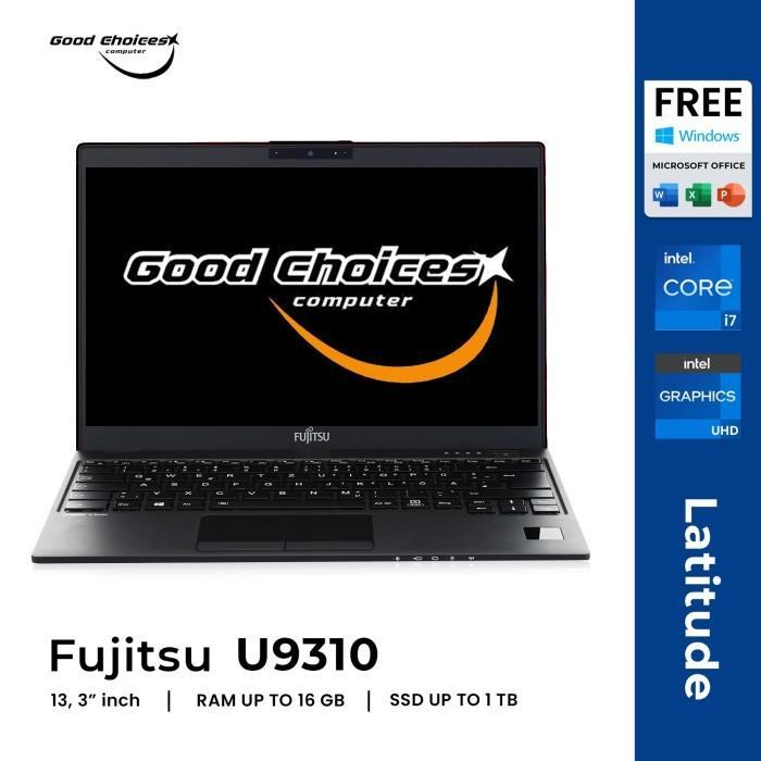 Laptop Fujitsu Ultrabook U9310 Core I7 10610U I Ram 16 Gb Ssd NVME 1 TB I Windows 11 I Bonus Mouse D