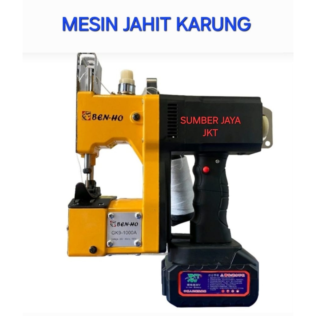 mesin jahit karung portebel/ baterai