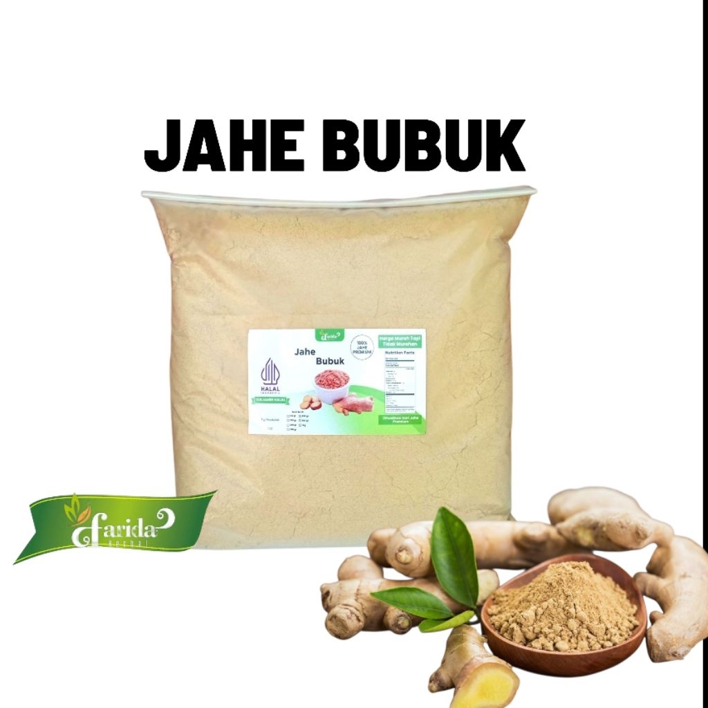

Jahe Bubuk 1kg kemasan kantong