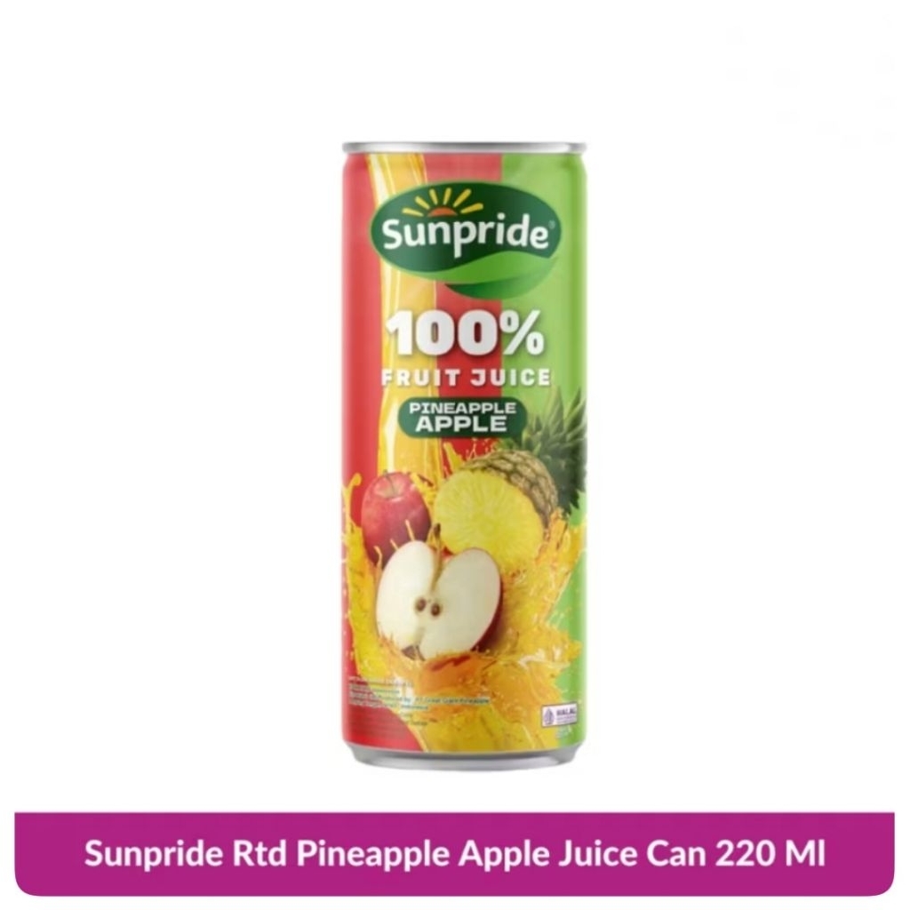 

Sunpride RTD Pineapple Apple Juice Can 220ml