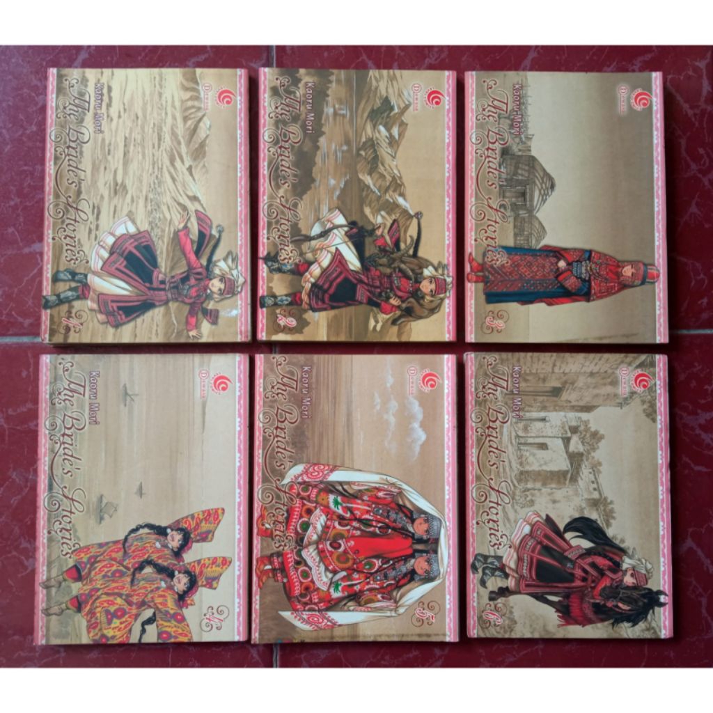 Paket komik The Bride's stories 1-6 (OG)