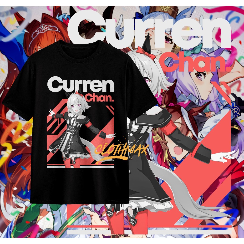 Kaos Dewasa Baju Uma Musume Tshirt Curren Chan Pretty Derby Game Premium Silence Suzuka Murah Unisex