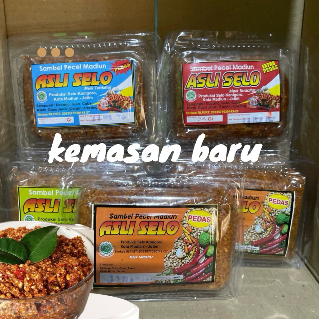 

SAMBEL PECEL MADIUN ASLI BUMBU KACANG SANGRAI TANPA PENGAWET BUMBU PECEL MADIUN