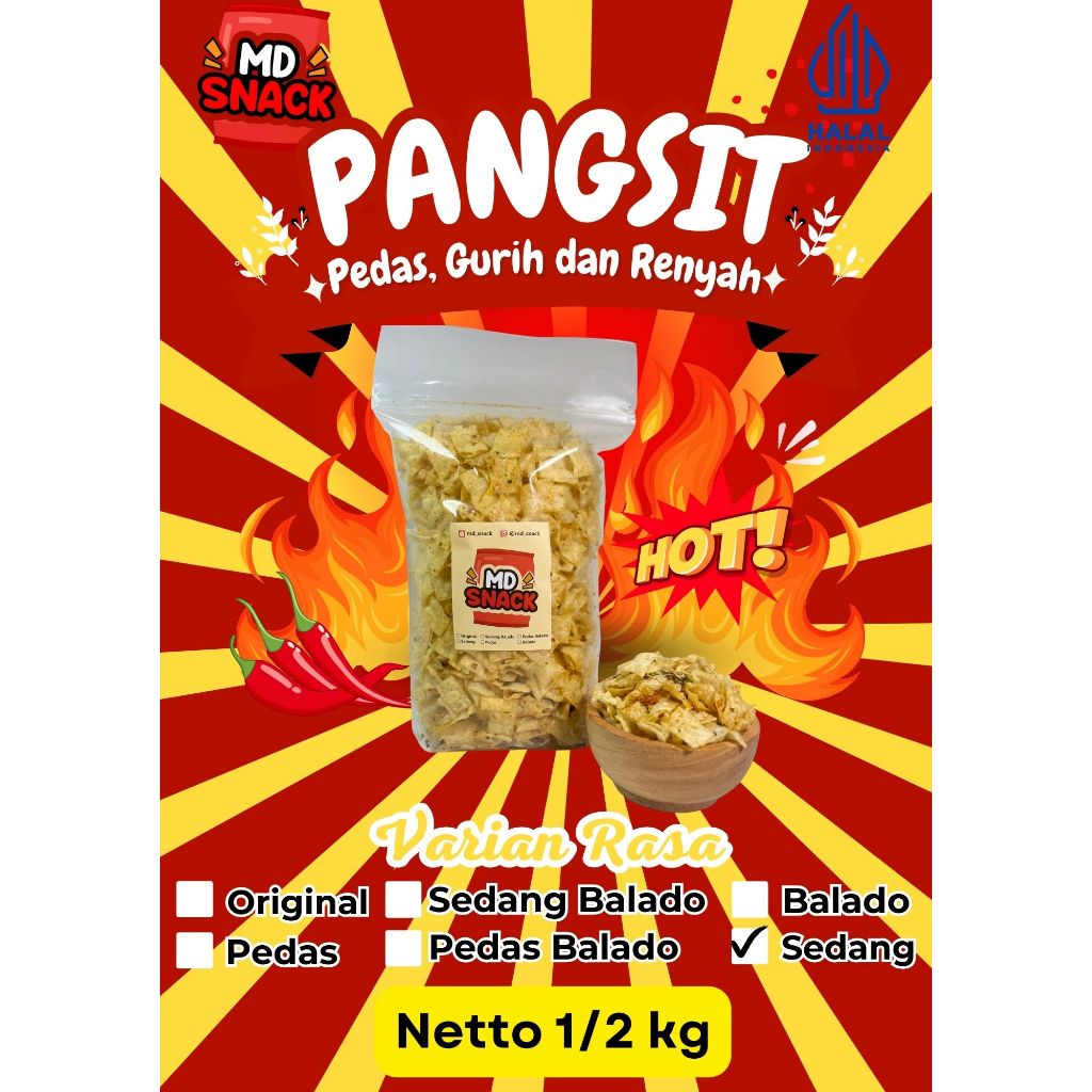 

Pangsit 500 Gram pedas Daun Jeruk