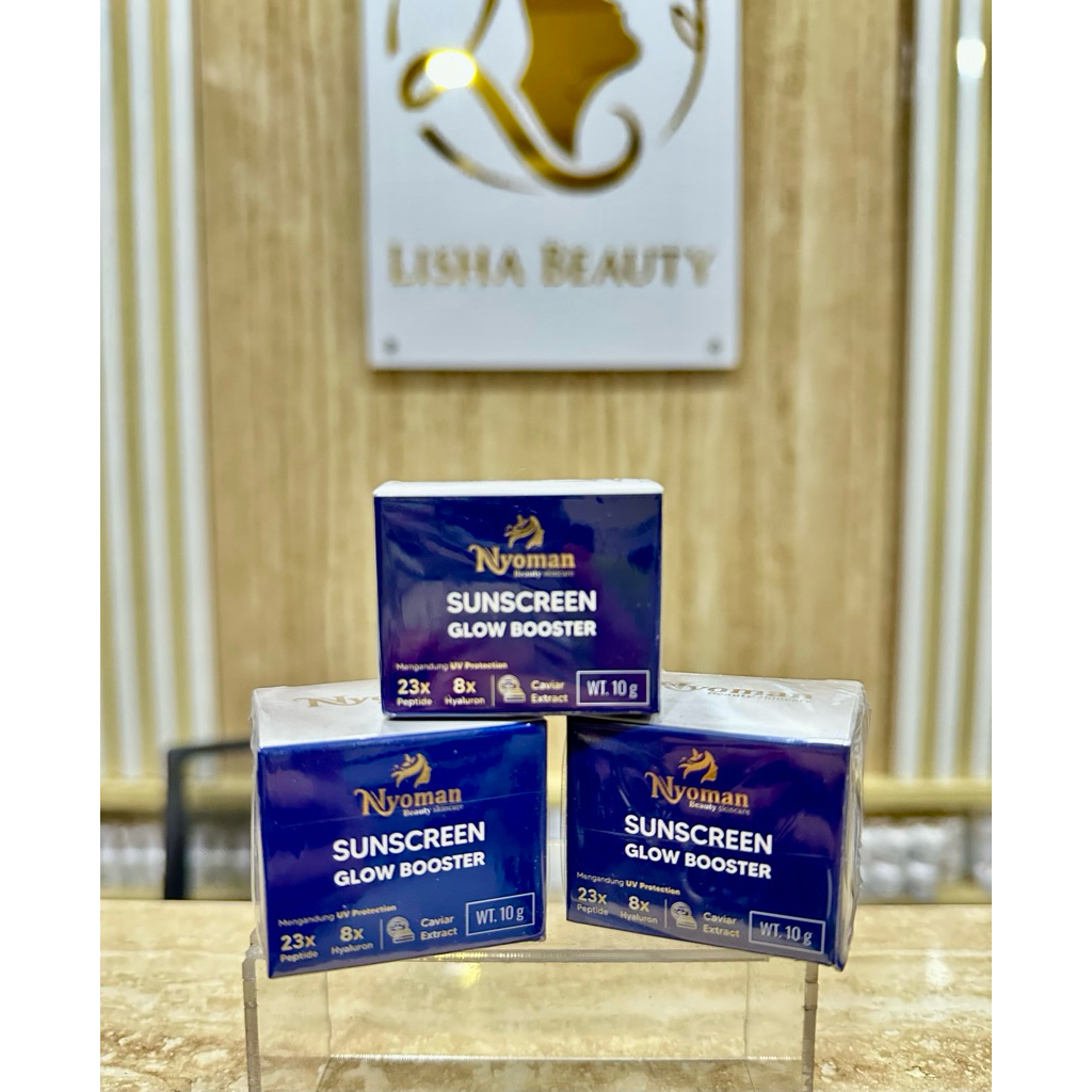 sunscreen glow boster nyoman beauty skincare / suncu nyoman