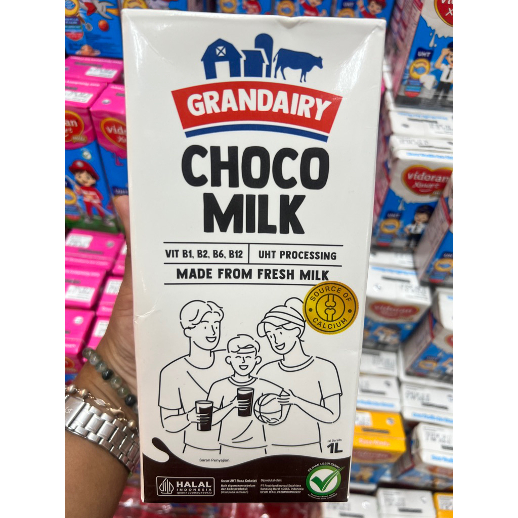 

SUSU GRANDAIRY CHOCO MILK 1L
