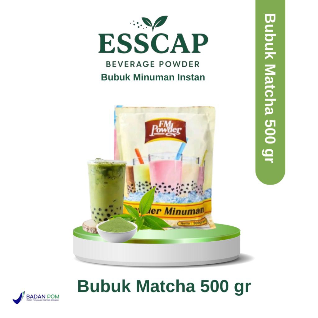 

Bubuk Minuman Matcha 500g – Minuman Instan Rasa Matcha Otentik, Lezat, Mudah Disajikan, Cocok untuk Usaha dan Rumahan