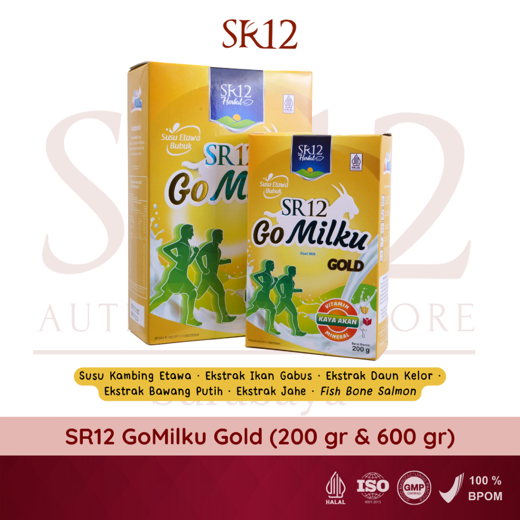

SR12 GOMILKU GOLD Box besar / kecil