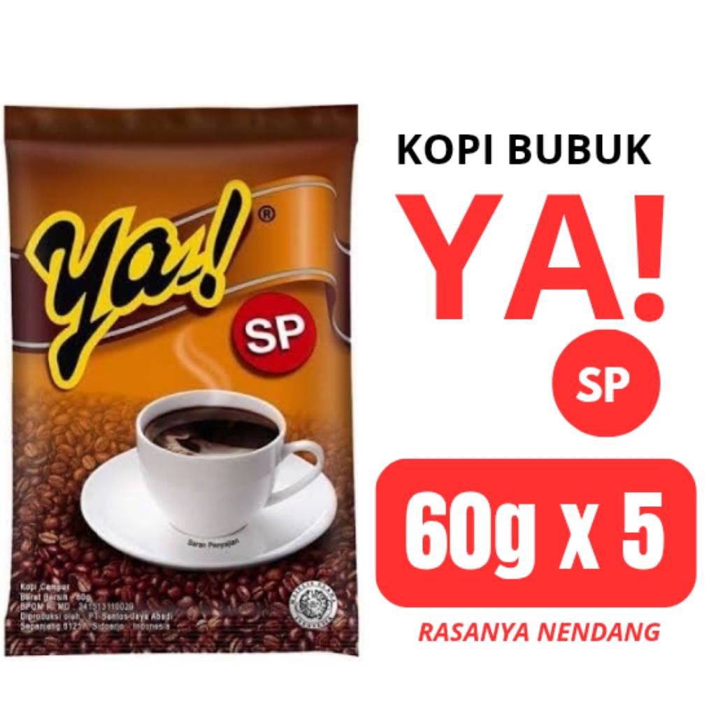 

Kopi Bubuk YA SP 60g x 5