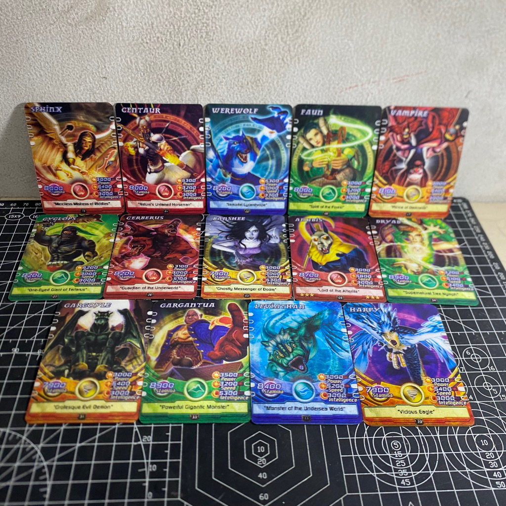Kartu Mythical Lords character card ori mesin timezone rare