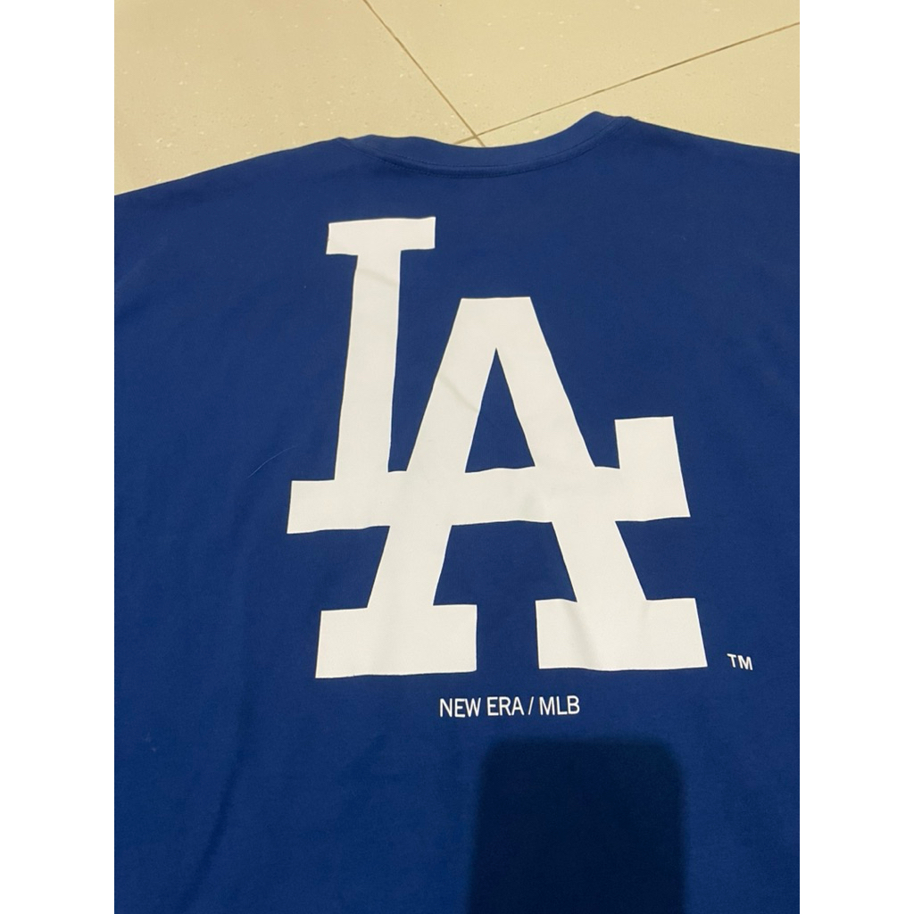 Tshirt Kaos Pria Baju New Era MLB LA Dodgers Original LIKE NEW