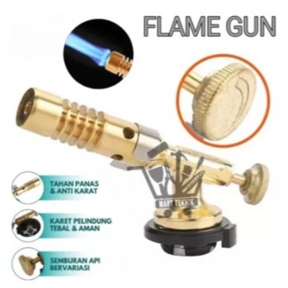 Kepala Gas Flame Gun Torch Kuningan Pemantik 920 - Portable Gas Torch / Flame Gun Multi Fungsi