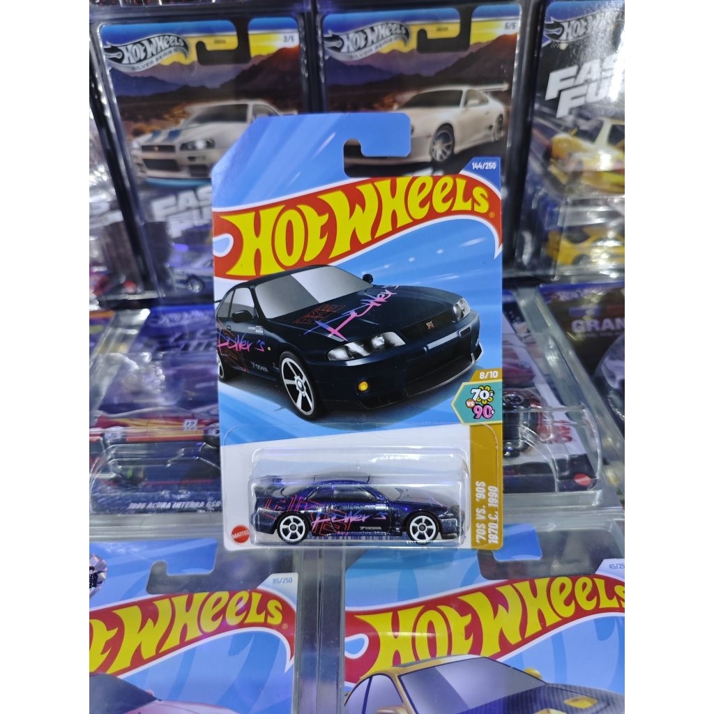 Hotwheels Nissan Skyline GT-R BCNR 33 R33 HKS Dark Blue Lot N 2025 70s VS 90s