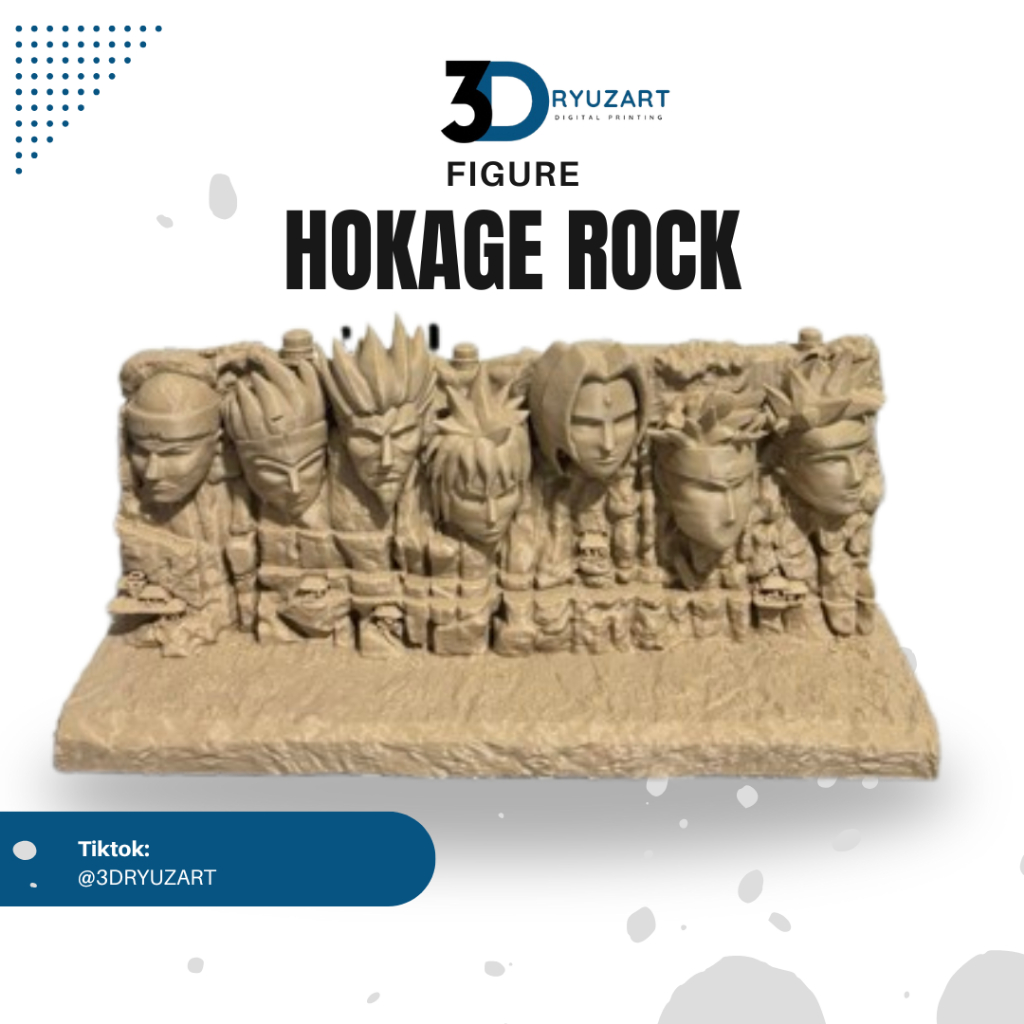 Figure Hokage Rock Naruto/patung hokage naruto/dekorasi kamar anime naruto