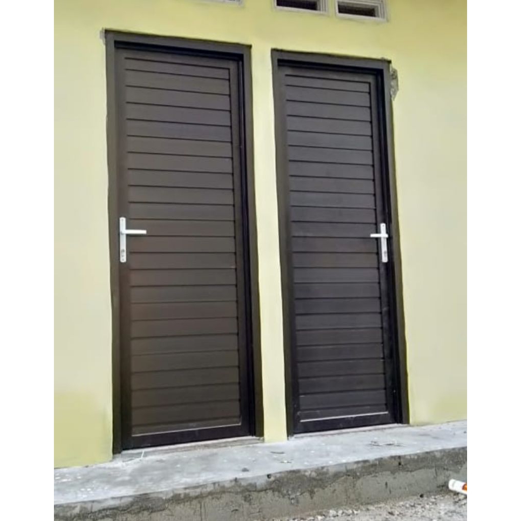pintu kamar mandi full almunium