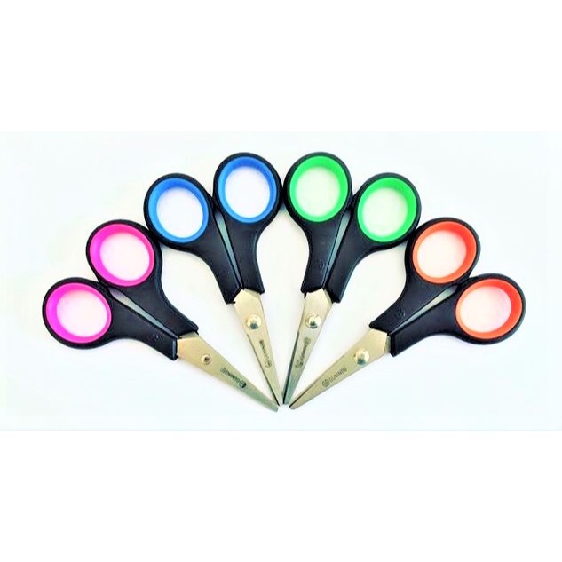 

Gunting Kertas Gagang Hitam Bulat Kecil Medium Besar GUNINDO OSS / OMM / OLL