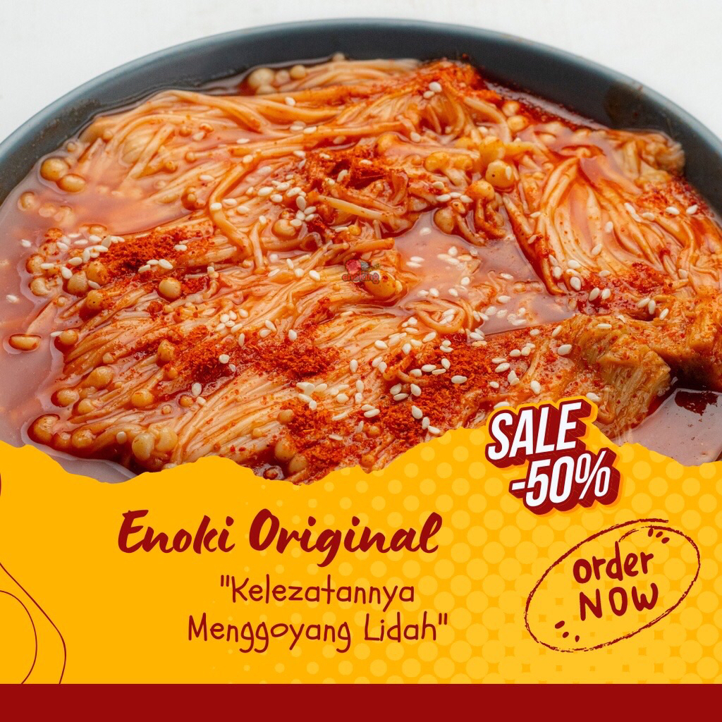 

Enoking Original~ Free Sumpit Jamur Enoki Instan Halal by ENOKING
