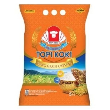 

Beras Topi Koki Bulir panjang Kristal 5 Kg