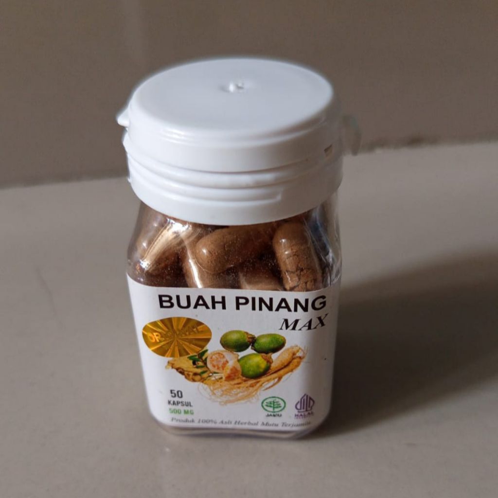 

Buah Pinang Muda MAX isi 50 Pcs Herbal 100% Original