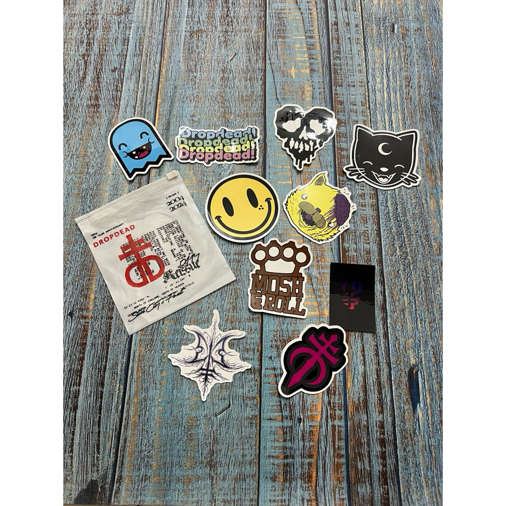 Sticker Pack Stiker Dropdead Drop Dead Official Merchandise