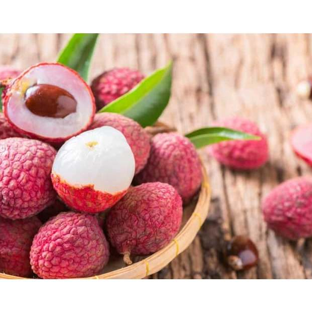 

leci pink segar manis dan fresh netto 1000gr