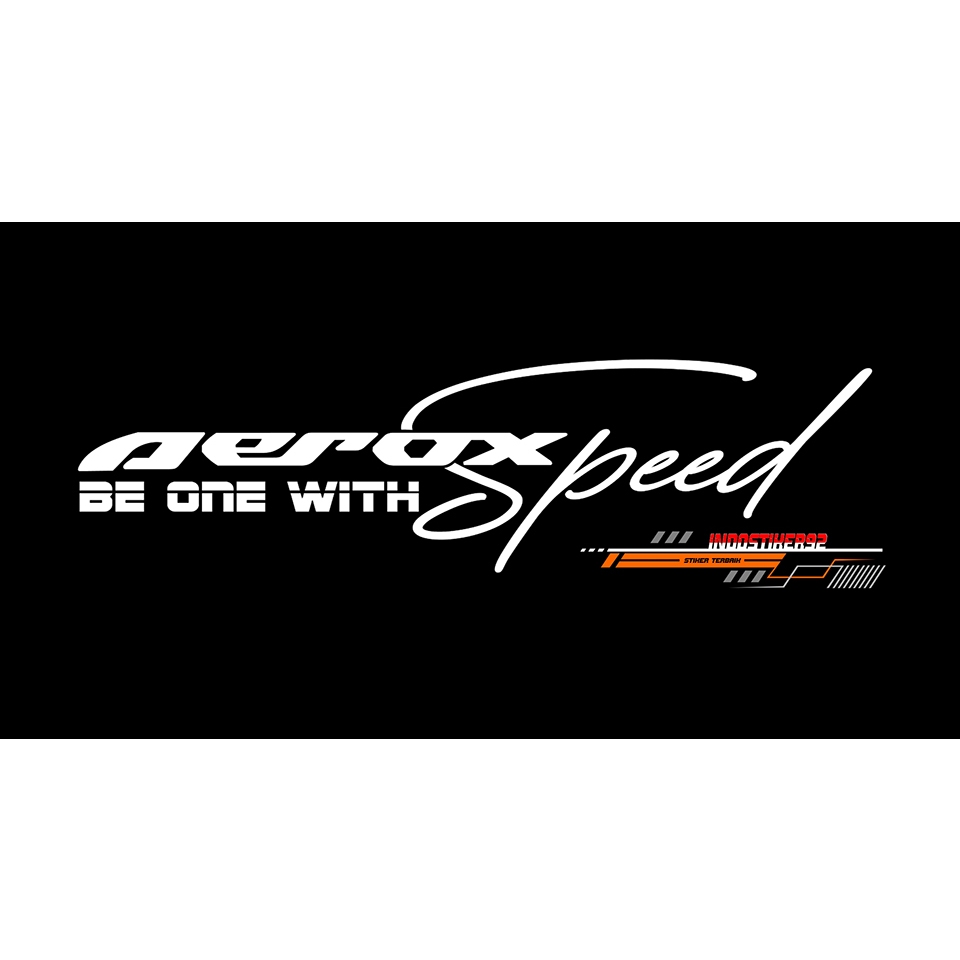 stiker motor aerox speed sticker cutting keren custom