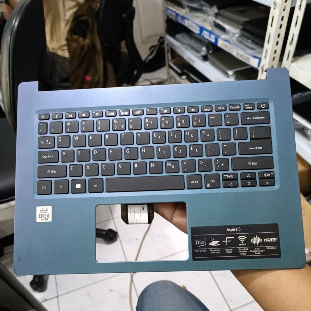 Palmrest Acer Aspire 5 A514-53 Normal Tested Seken Original [ frame cover casing case kesing keyboar