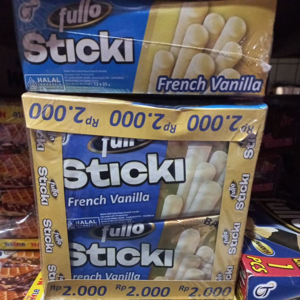 

FULLO STICKI FRENCH VANILA 12X25GR