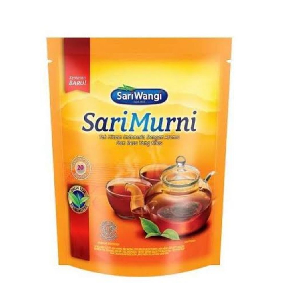

Sari Murni Teh Hitam Isi 25 Kantong Teh Bundar