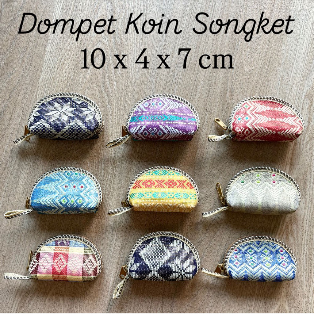 DOMPET KOIN SONGKET / SOUVENIR DOMPET / DOMPET KOIN
