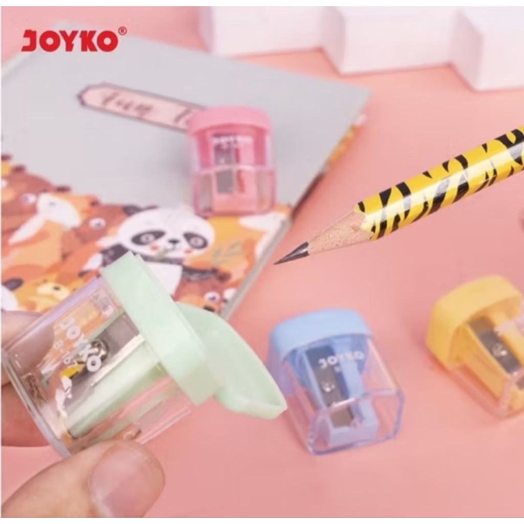 

Rautan Sharpener Serutan Pensil Tabung Joyko B-167