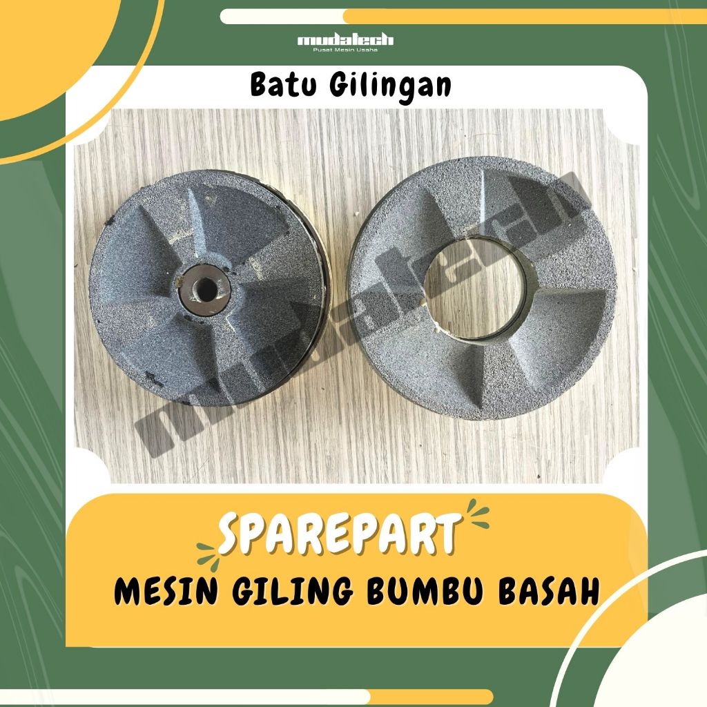 Sparepart Mesin Giling Bumbu Basah Batu Gilingan Bumbu Basah Mudatech