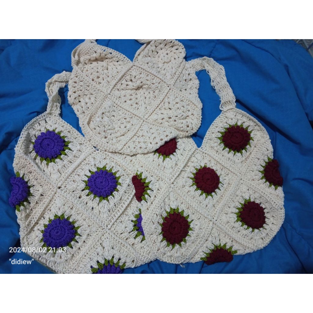 tas rajut model bikini