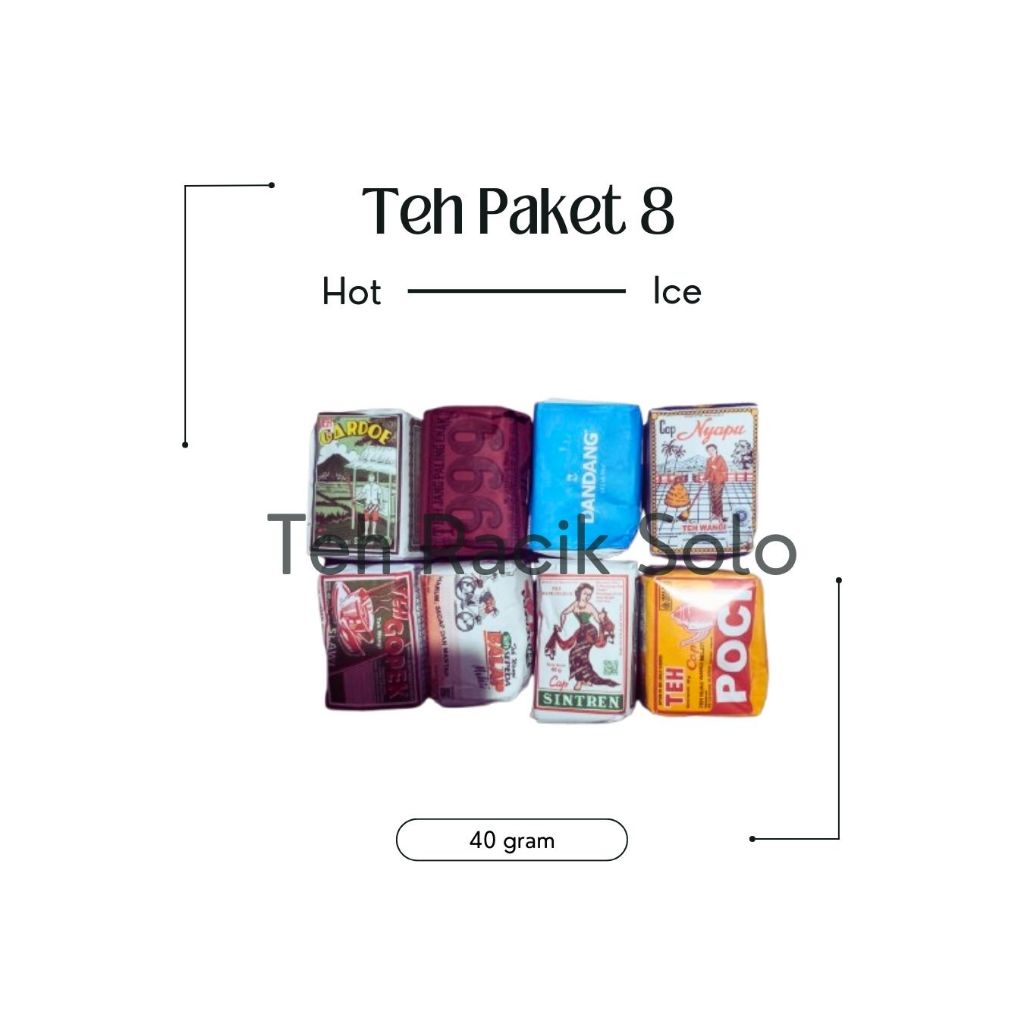 

Teh Racik Paket 8 (Sintren,Nyapu,Gopek,999,Poci K,Gardoe Hijau,Dandang Biru,Balap)