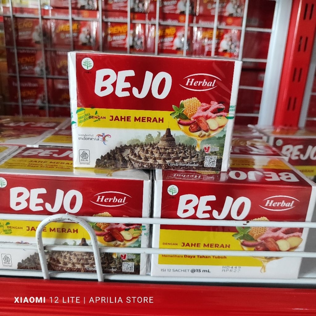 

12 Sachet Bejo Jahe Merah 12x15ml