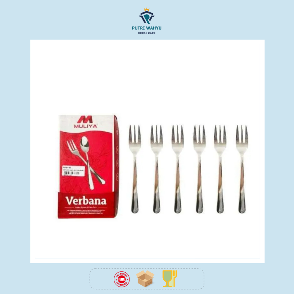 Sendok Kecil / Garpu Kecil Verbana Muliya Isi 6 pcs - Sendok Kecil / Garpu Kecil Verbana Muliya Isi 