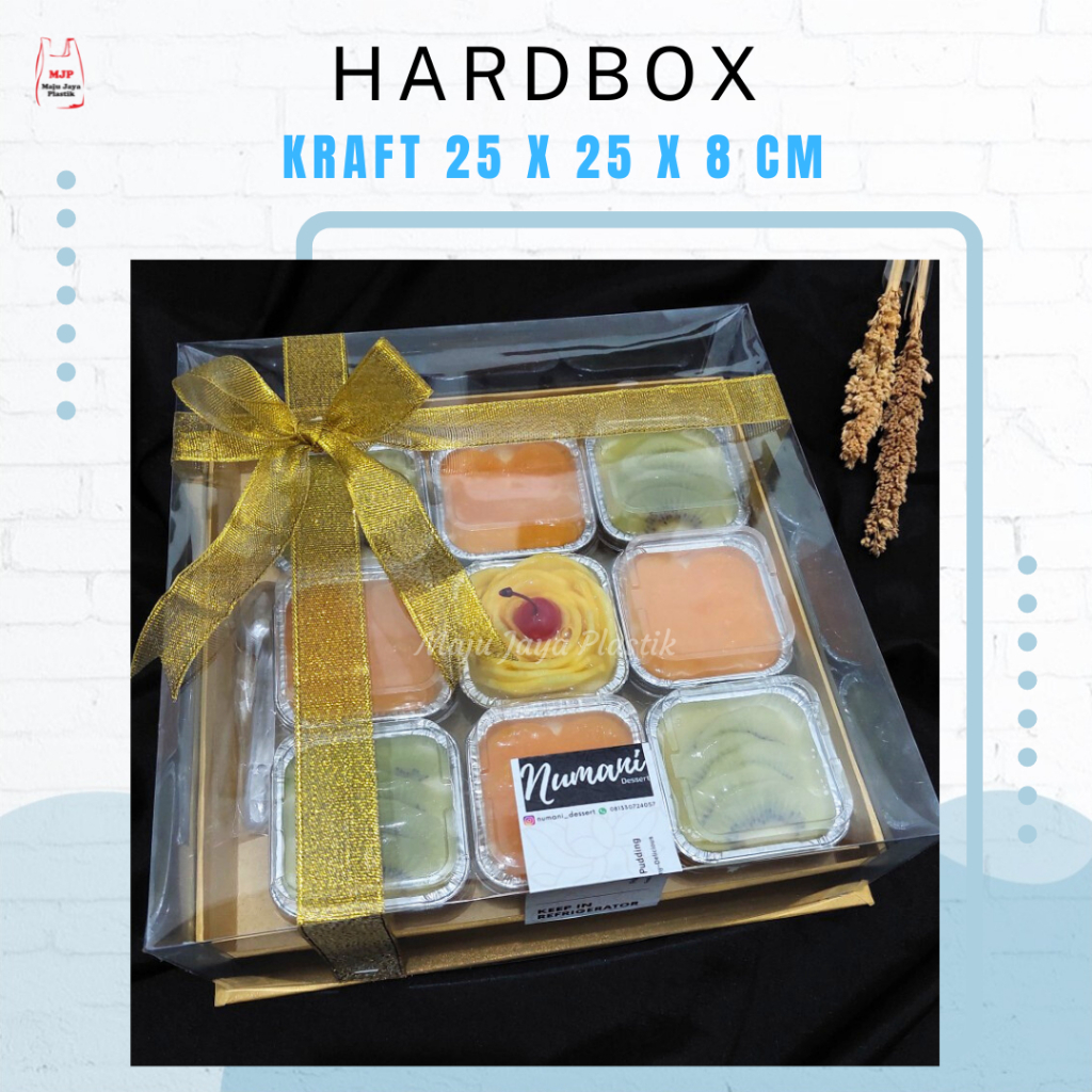 

BBox Mika Hardbox Kue Tart 25x25x12 30x30x15 Kotak Kue Puding Seserahan Hampers Elegan