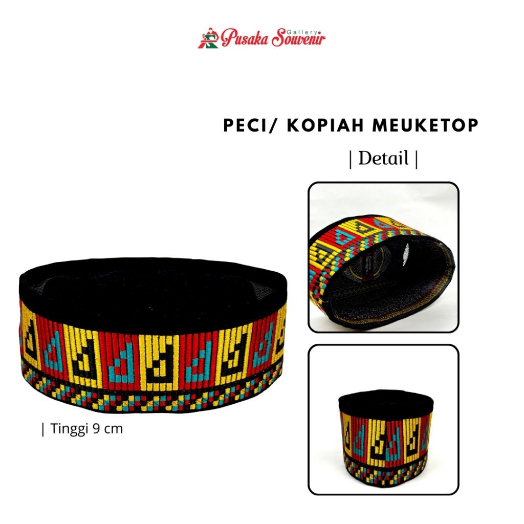 KUPIAH/ PECI ACEH| Kupiah Meuketop Khas Aceh