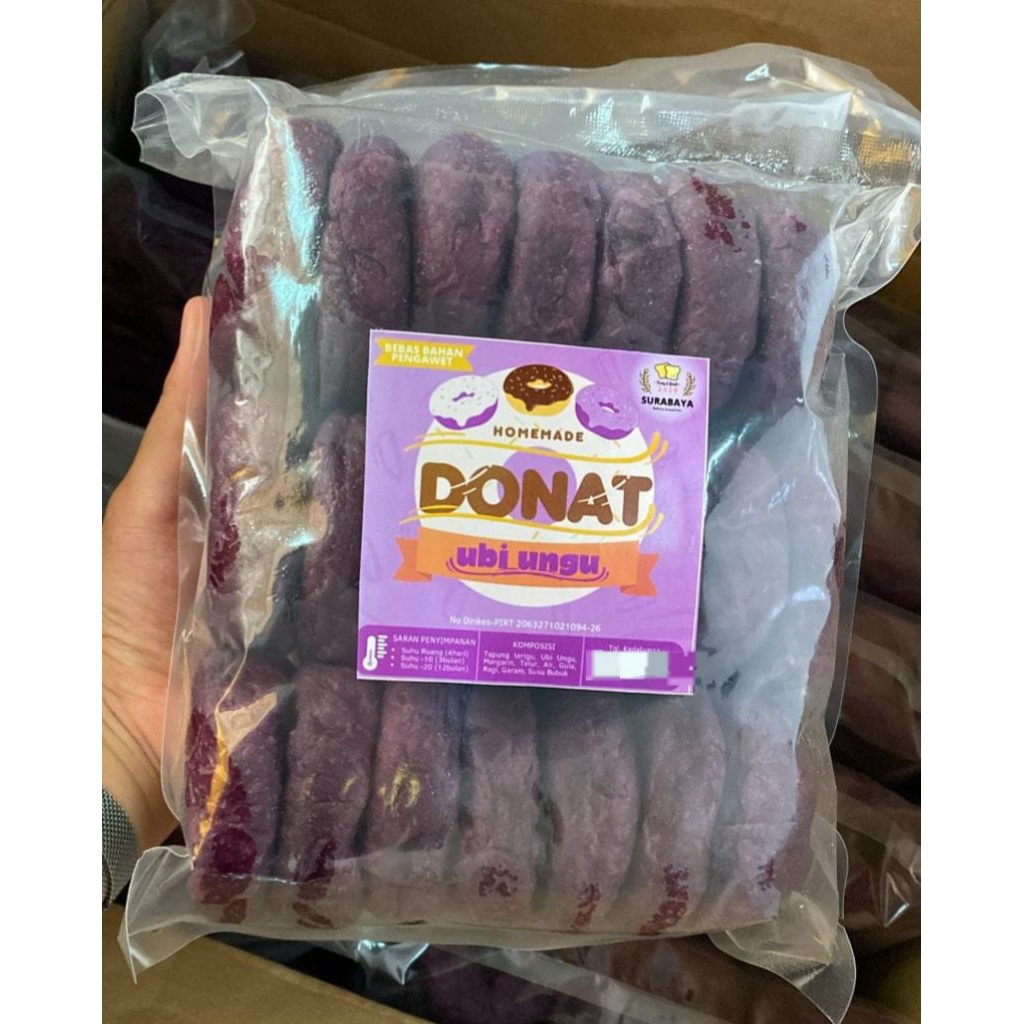 

Donat Ubi Ungu Surabaya isi 21 pcs (mini)