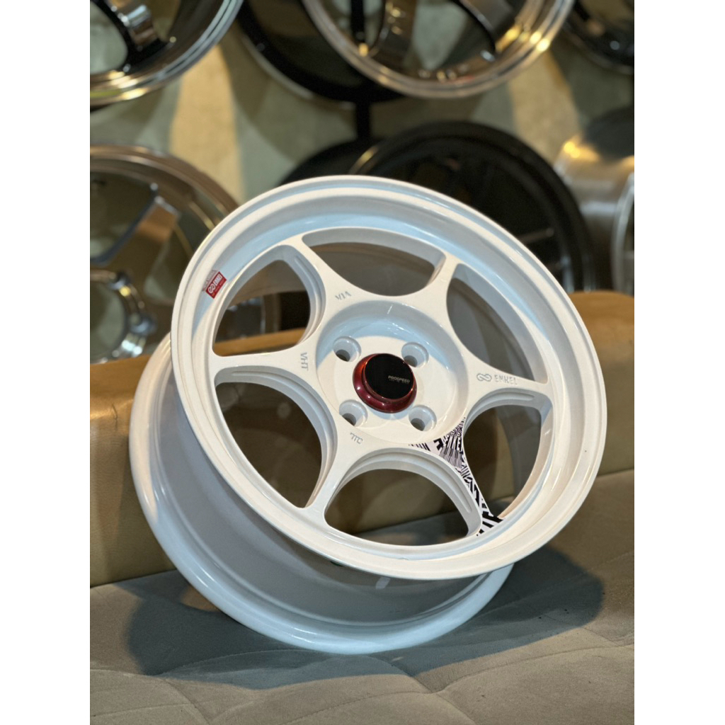 Velg Enkei Pf R16 White Milling Spoke Kondisi Baru