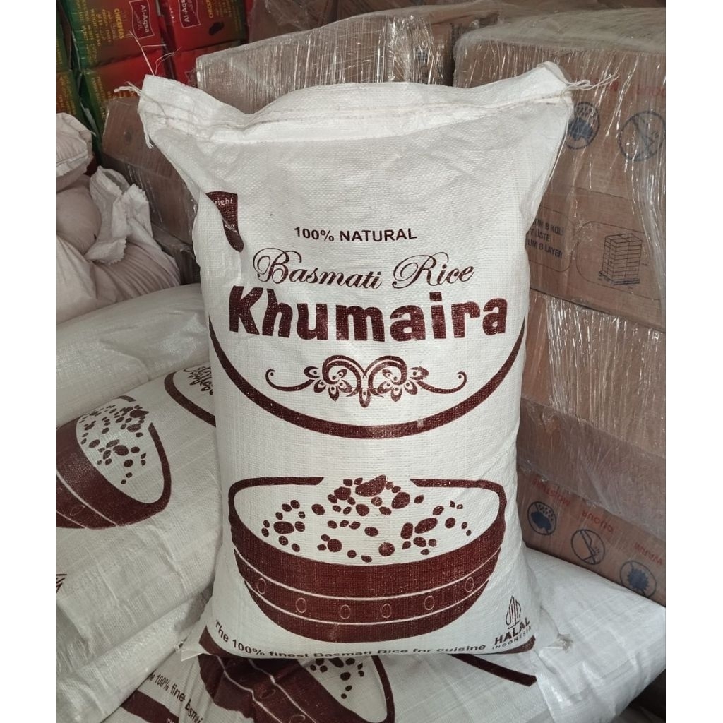 

Beras Basmati Khumaira 25KG Beras India Premium 25 KG