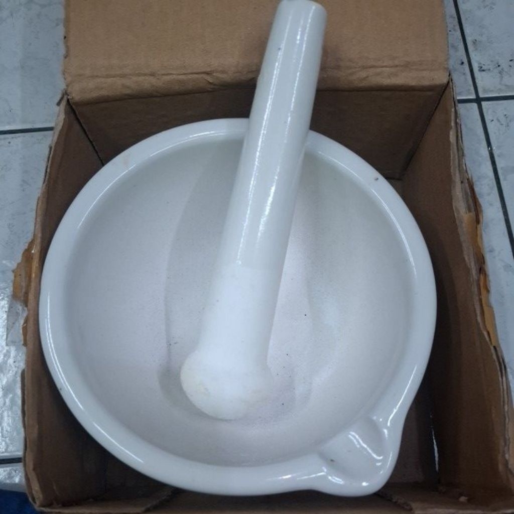 Mortar n Alu / Lumpang Alu 22cm