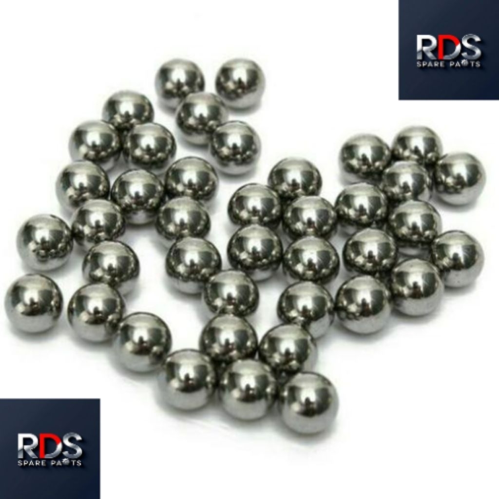 STEEL BALL BEARING 6mm ( isi 100 pcs )