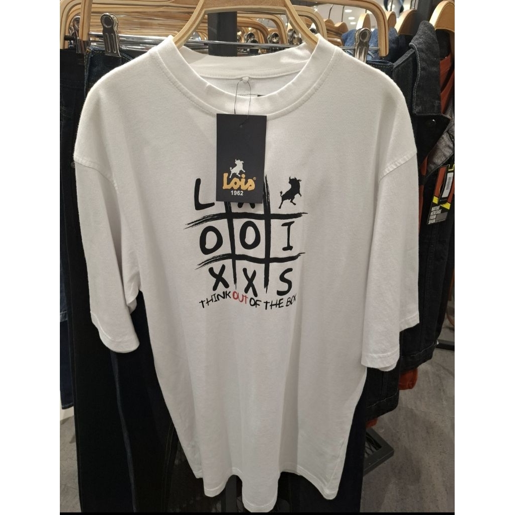 kaos Lois 100% Original white