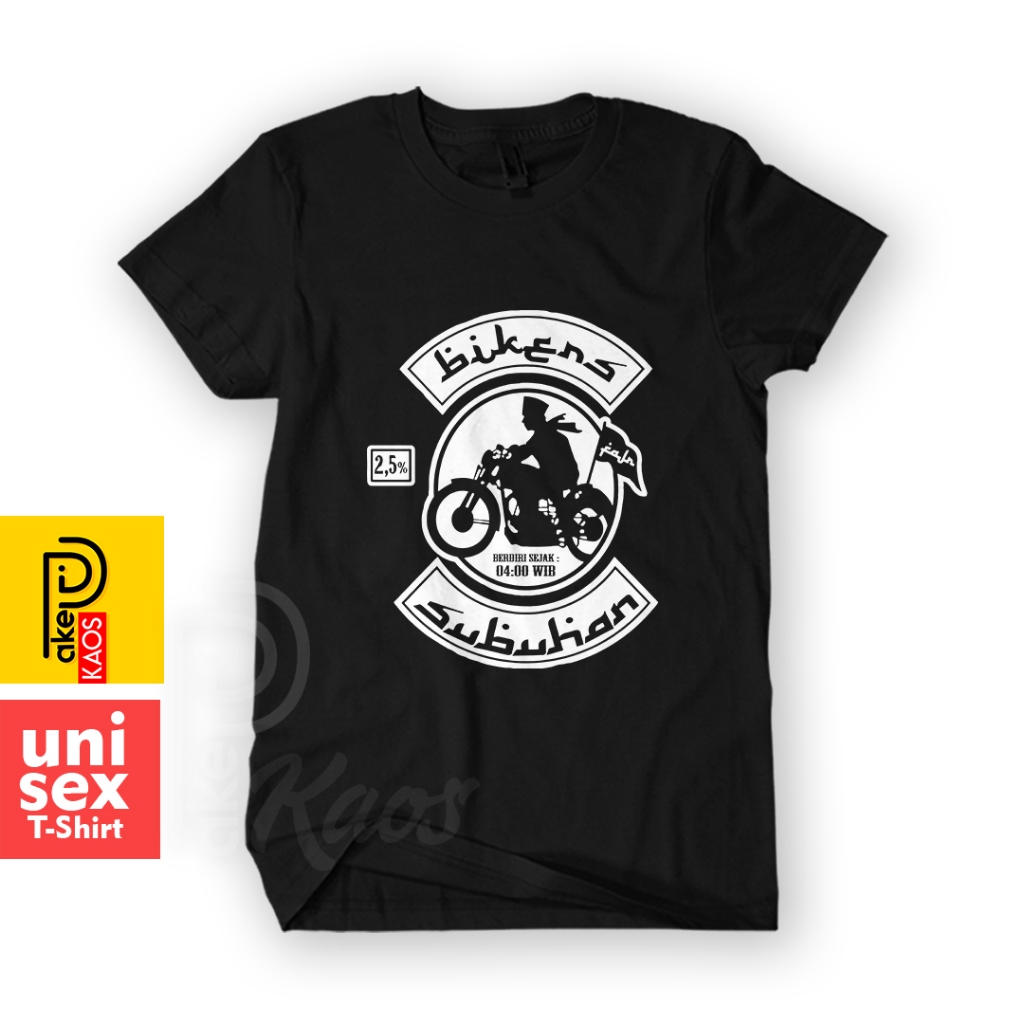 Kaos Pria BIKERS SUBUHAN Dewasa Baju Atasan Unisex PakeKaos