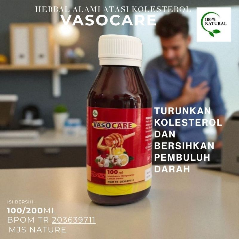 

MJS Nature Vasocare, herbal alami untuk turunkan kolesterol dan bersihkan pembuluh darah