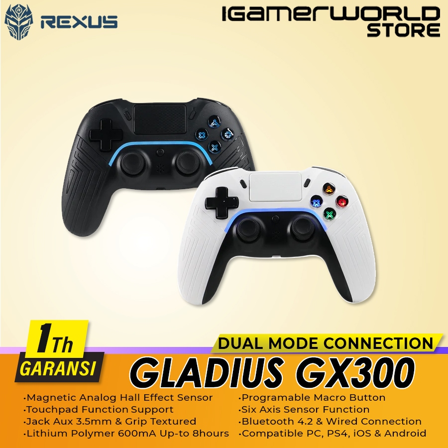 Rexus Gladius GX300 Bluetooth Gamepad / Joystick / Stick