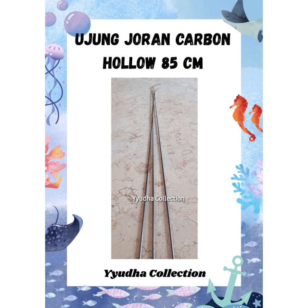 Ujung Joran  CARBON HOLLOW 85 CM Gratis Pengiriman Pipa Carton