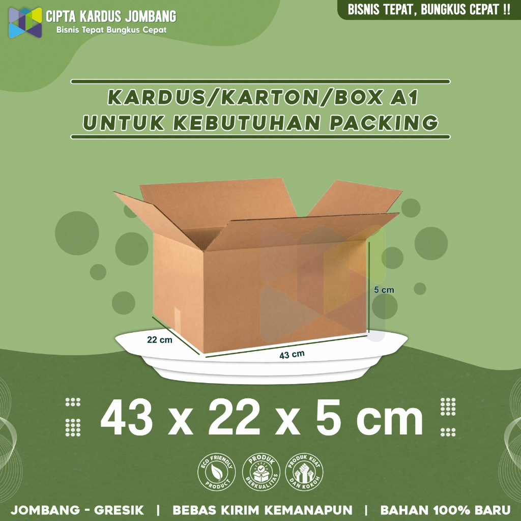 

Box Packing 43x22x5 | Kardus Packing | Karton Packing